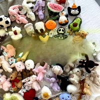 Porte-clés Jcat UK, Lapin JC, Dragon du Ciel, Étiquettes - Jouet en Peluche, Cadeau, Rembourrage en Coton PP