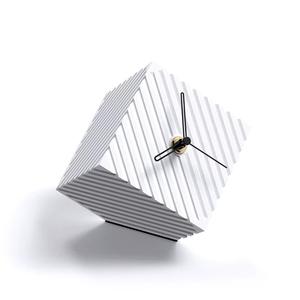 Silent Modern Design Cement Tabletop <b>Clock</b> for Home for Living Room Office Desk or <b>Bedside</b> Use - Product Image 1