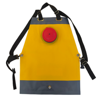 Sac à dos d'urgence forestier pliable en PVC robuste avec pompe manuelle et pulvérisateur à buse réglable