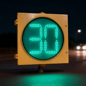 GA 300mm Countdown <b>Timer</b> Traffic Signal <b>Outdoor</b> High Flux Brightness Dual Number Display Solar Mains Powered 12V PC Mount Smart - Product Image 6