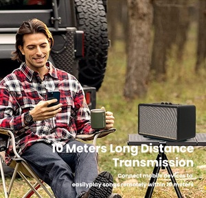 ลำโพงพกพาเบสหนักแบบเรโทรรุ่นใหม่ รองรับเมมโมรี่การ์ด 5.3 ลำโพงเสียงไฮไฟ กล่องเสียงคุณภาพสูง เครื่องเล่นเสียงไร้สายสำหรับใช้งานกลางแจ้ง - Product Image 3