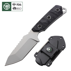 Bochen MTX8131BK, hoja fija <span class=keywords><strong>de</strong></span> tamaño pequeño, funda <span class=keywords><strong>de</strong></span> plástico, brújula, arrancador <span class=keywords><strong>de</strong></span> fuego <span class=keywords><strong>de</strong></span> magnesio, varilla <span class=keywords><strong>de</strong></span> afilado, cuchillo colgante <span class=keywords><strong>de</strong></span> espiga completa - Product Image 1