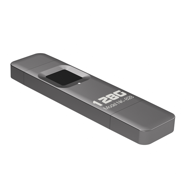 Fingerprint Encryption 128GB 256GB 512GB Metal USB Type C Phone OTG Solid State USB Flash Drive Memory Disk 64g
