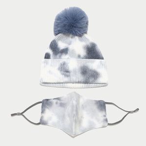 <span class=keywords><strong>Masque</strong></span> tricoté tie-dye intégré, automne-hiver, <span class=keywords><strong>bébé</strong></span>, loisirs en plein air, protection contre le froid, soin du visage, bonnet chaud, vente en gros - Product Image 3