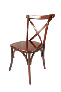 Chaise à dossier croisé en bois antique massif <span class=keywords><strong>pour</strong></span> repas, banquets, extérieur et <span class=keywords><strong>villa</strong></span>, <span class=keywords><strong>location</strong></span> de haute qualité <span class=keywords><strong>pour</strong></span> mariages et restaurants - Product Image 3