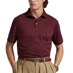 Camisetas Polo de Verano de Alta Calidad para Hombre, Premium, Suaves, para Exteriores, con Logotipo Personalizado OEM, Tejido de Punto, Ajuste Entallado, Precio Bajo, Lisas - Product Image 2