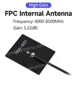 هوائي UWB عريض النطاق للغاية 18.6*15.6 مم 5.22dBi 6GHz-6.5GHz، هوائي عالي الكسب داخلي FPC PCB - Product Image 5