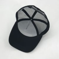 Gorra trasera de malla con logotipo bordado personalizado, gorra de camionero para hombre con logotipo bordado personalizado, gorra de béisbol de algodón con etiqueta privada de 5 paneles