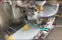 Máquina Automática para Producción de Kibbeh y Albóndigas, Equipo Industrial para Rellenar Kubba con Control de Servomotor