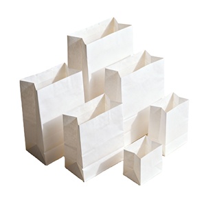 Bolsas de Pan Biodegradables Personalizadas al por Mayor con Base Cuadrada y Asa Flexiloop para Empaque de Entrega de Alimentos, Papel Kraft - Product Image 4