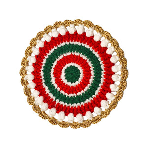 Nuova e pratica decorazione da scrivania lavorata a maglia all'uncinetto con decorazione natalizia - Product Image 2