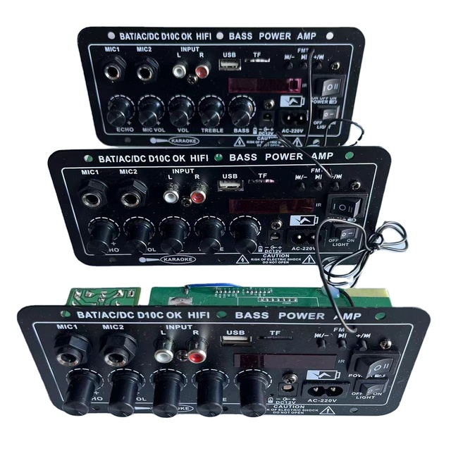 ZB D10C Bluetooth Power Amplifier with Battery for Outdoor Speakers-High Quality
