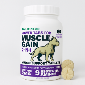 Muscles Soft Chews Pet Health Care Supplement For Dogs Muscle <b>Builder</b> Weight Gain Immune Booster Joint Support Vitamins - Product Image 1