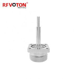 7/16 din 4 חור flange לוח הר ג 'ק עם 32 מ "מ m5 שיניים אורך השן Rf מחבר - Product Image 2