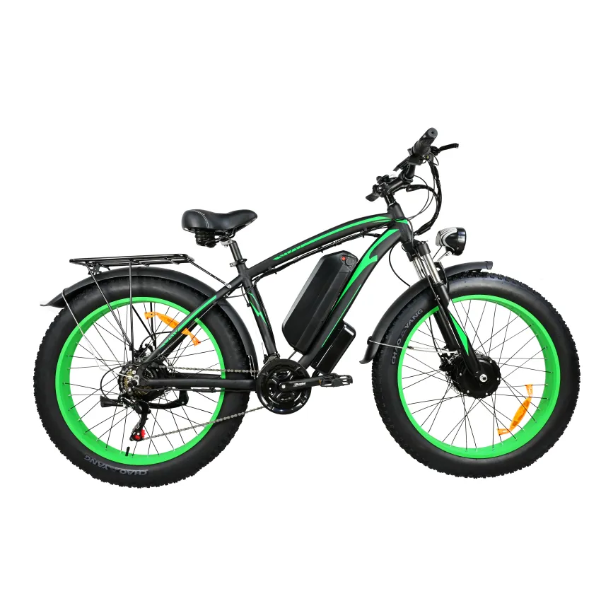 Ab depo lityum pil elektrikli şehir dağ bisikleti 48v 750w 1000w E bisiklet hibrid yağ lastikler 26 inç elektrikli bisiklet