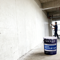 Revêtement liquide anionique à base de nano-silice pour murs intérieurs, purificateur d'air, antibactérien, écologique, peinture de soin pour la santé