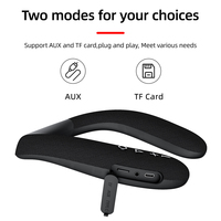Nouveau haut-parleur Bluetooth sans fil tour de cou 2026, son stéréo 3D, haut-parleur portable pour le jeu