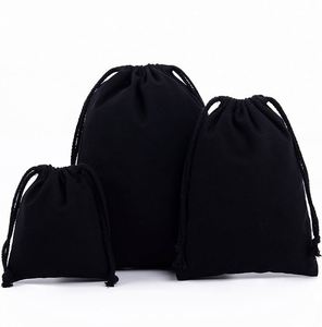 Bolsas de Tela de Algodón Ecológicas con Cordón y Logotipo Impreso, Tamaño Personalizado - Product Image 3