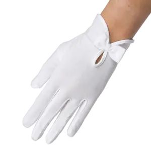 Men Women Full Finger White Cotton Gloves For Waiters Drivers Jewelry Workers Mittens Sweat Absorption Hands Protector