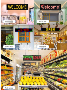 Pantalla LED Digital <span class=keywords><strong>de</strong></span> Desplazamiento para Exteriores, Letrero para Puerta <span class=keywords><strong>de</strong></span> Tienda, Pantalla Multilingüe, Tablero Publicitario, Letrero LED con Control Wifi - Product Image 5