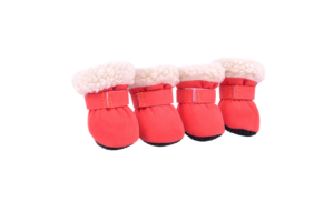 नवीनतम डिजाइन प्यारा ठोस मुद्रित एंटी-स्क्रैच शीतकालीन थर्मल प्लग रबर पालतू कुत्ते जूते के जूते विरोधी पर्ची नीचे - Product Image 3