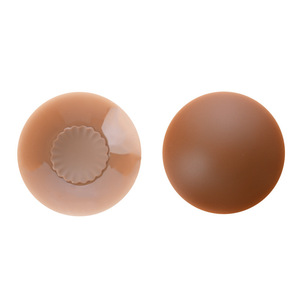 Round invisible <b>silicone</b> nipples Adhesive for daily use Classic style 2 pieces for women <b>Silicone</b> nipple covers - Product Image 1