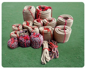 Pabrik kualitas tinggi kawat baja <span class=keywords><strong>Tug</strong></span> tali perang kuning 15m panjang disesuaikan tahan aus untuk anak-anak dewasa permainan reuni keluarga - Product Image 4