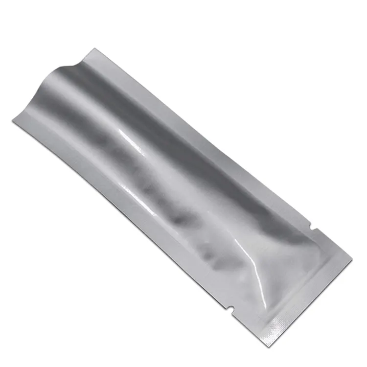 Customized Printed Laminated Smell Proof Heat Sealable Metalized Foil Flat Pouch Bags