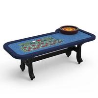 Luckyh-Roulette Roulette de café pliable, jambes en H, 275cm, prix d'usine, Table avec Roulette de 22 pouces