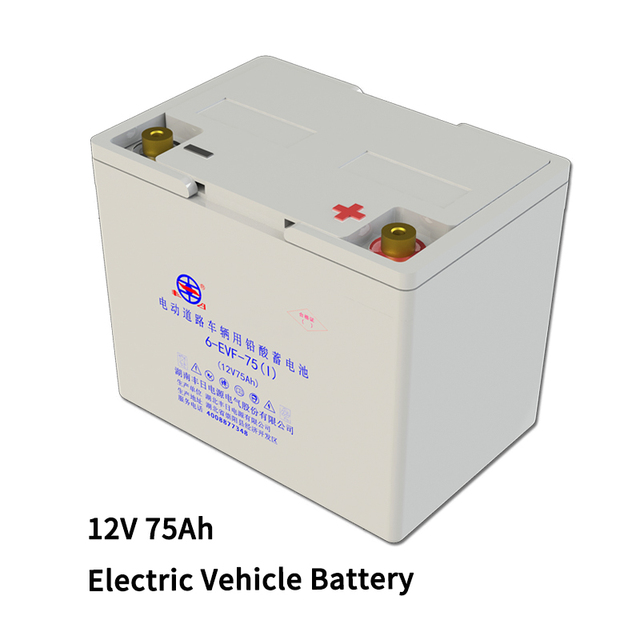 6-EVF-75 Electric Vehicle Batteries AGM Rechargeable 75Ah Lead-acid Sealed Battery 12V