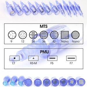 Cartouches d'aiguilles micro en acier inoxydable pour maquillage permanent, 1/3/5/7 aiguilles, 12 pouces, pour remplacement <span class=keywords><strong>Dr</strong></span> <span class=keywords><strong>Pen</strong></span> A6 A1 N2 M5 M7 <span class=keywords><strong>E30</strong></span> - Product Image 4