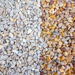Piedras de Río Naturales de Varios Colores, Grava, Guijarros Triturados y Lavados para Paisajismo de Parques al Aire Libre - Product Image 1