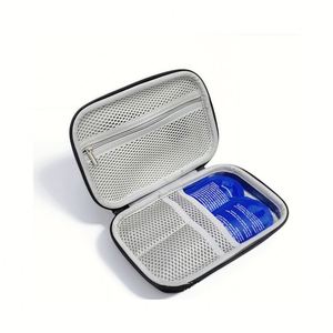 Estuche de Transporte Personalizado a Prueba de Agua para Insulina con 2 Bolsas de Hielo, Protector de Almacenamiento de Suministros Médicos para la Diabetes, Estuche de EVA - Product Image 1
