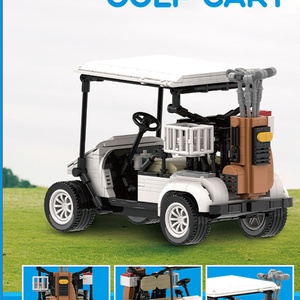 Modèle de construction de terrain de golf Masterpieces M24003, jouet miniature, chariot d'entretien de golf, plastique ABS, jouet éducatif pour enfants - Product Image 6