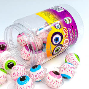 Gomitas de Ojos, Empaque Nuevo, Sabores Variados, Caramelos de Goma de Mascar con Forma de Ojo - Product Image 1