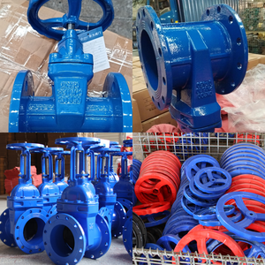 Válvula de Compuerta Manual con Brida DKV, de Acero Fundido WCB, Hierro Dúctil, Latón, con Sello Suave y Cuchilla, para Agua, con Vástago Bridado de Acero Fundido - Product Image 2