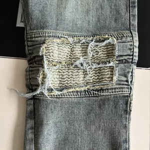 Factory Price Men's Casual Mid Waist Slim-fit Denim Jeans <strong>Old</strong> Pencil Tapered Zipper Fashion <strong>Pants</strong> - Product Image 2