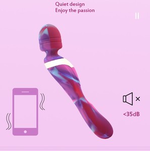 Vibratore Potente a 360 Gradi con 24 Modalità per Donne, Stimolatore del Punto G e Clitorideo con Design Duale a Bacchetta e Dildo, Prodotto per il <span class=keywords><strong>Sesso</strong></span> - Product Image 3