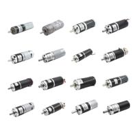 Motor Gear Planetary DC Presisi Tinggi 55mm 12v 24v Torsi Tinggi 48nm Kecepatan Rendah 150rpm Daya Tinggi 150w dengan Sertifikasi CE RoHS