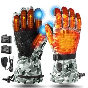 Gants chauffants XKENHEAT pour le <span class=keywords><strong>ski</strong></span> d'hiver, rechargeables, 7,4 V, 4000 mAh, imperméables, à doigts entiers, avec auto-chauffage pour hommes, femmes, usage domestique - Product Image 3
