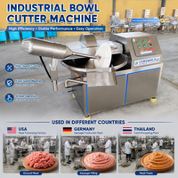 Industriële automatische motor aangedreven kommesmachine voor de verwerking van fruit, worst, vlees, visballetjes en voedsel.