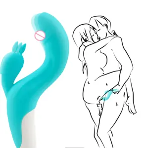 Weibliche Masturbation geräte G-Punkt Adult Rabbit Dildo Vibrator Sexspielzeug für Frauen 10 Vibrationen