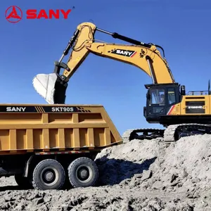 SANY SY980H SY1250H 78.6 톤 94.2 톤 대형 버킷 유압 삽 굴삭기