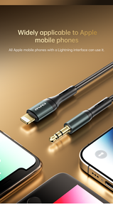 <span class=keywords><strong>สาย</strong></span>เคเบิลเสียงแบบมี<span class=keywords><strong>สาย</strong></span>ถักไนลอน CL-6L สำหรับมืออาชีพ แบบตัวผู้-ตัวเมีย ขนาด <span class=keywords><strong>3.5</strong></span> มม. ถึง Type-C สำหรับใช้กับคอมพิวเตอร์ วิทยุในรถยนต์ และแล็ปท็อป - Product Image 3