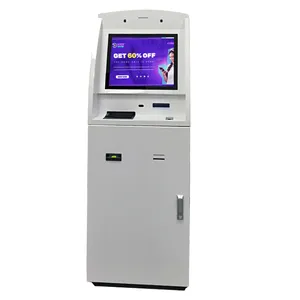 เครื่องธนาคาร Atm Coin Pos แบบกําหนดเองตู้เก็บเงินสดตู้ชําระเงินแบบบริการตนเอง