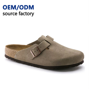 Birkenstocks pour chaussures plates mocassins pour hommes et femmes, semelle en liège légère, toutes saisons - Product Image 1