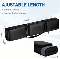 Sac de transport à roulettes pour ski et snowboard, avec roues pour voyage aérien, en tissu 900D, extensible de 155 à 185 cm, protection rembourrée polyvalente pour skis doubles, bottes et casque