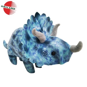 Jouets en peluche de dinosaure stégosaure vert réaliste et mignon - Product Image 5