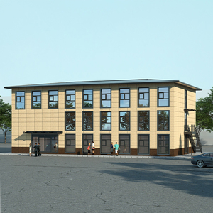 Maison préfabriquée moderne <span class=keywords><strong>de</strong></span> luxe en conteneur, construction rapide, maison mobile, bureau, panneau sandwich en acier préfabriqué pour utilisation en centre commercial - Product Image 1