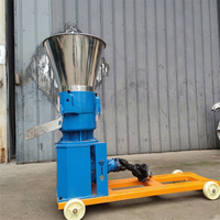 Nouvelle machine à granulés d'aliments pour animaux à trois phases, à base de son de blé et de maïs, 380V, garantie de 3 mois